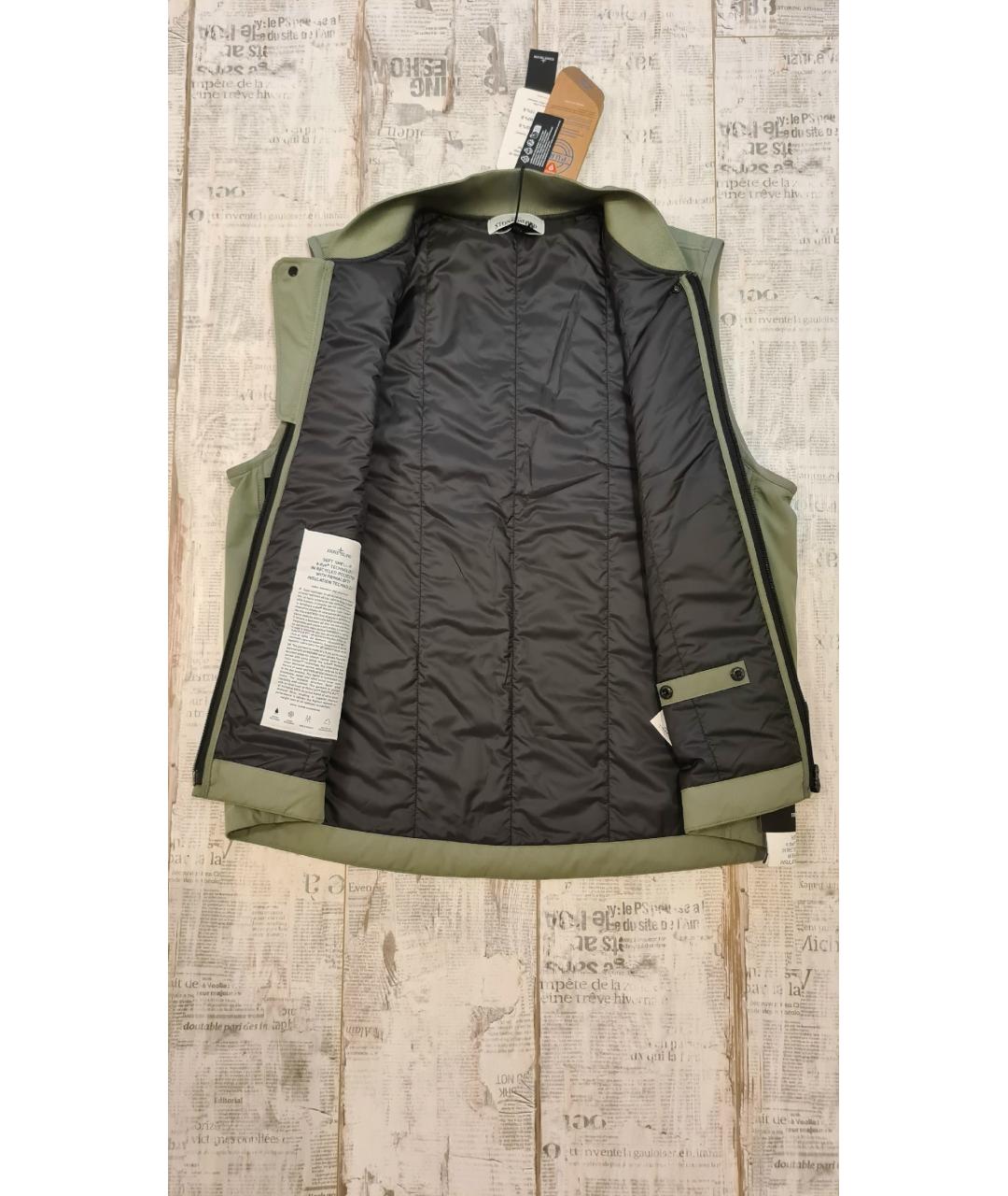 STONE ISLAND Зеленый жилет, фото 7