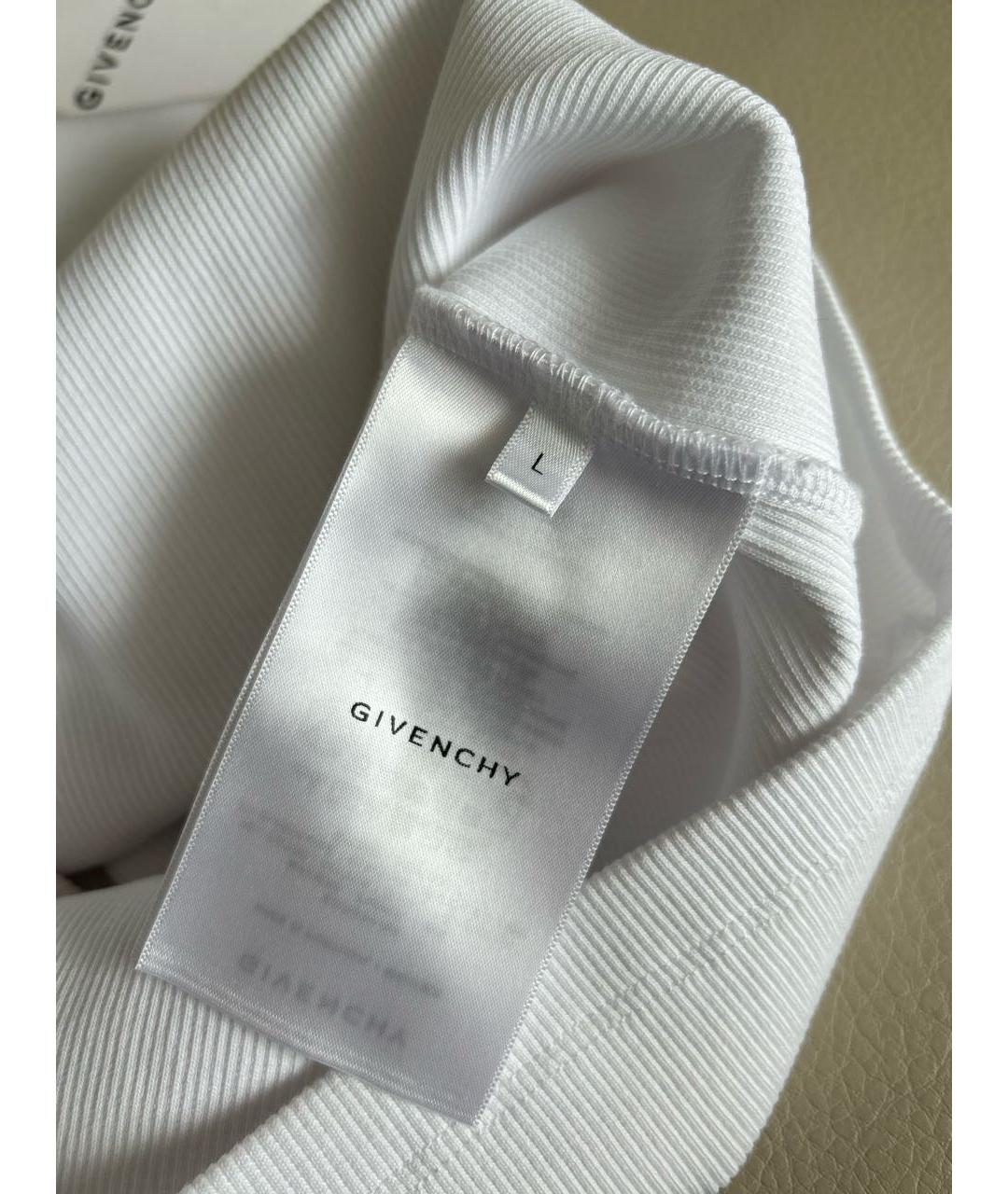 GIVENCHY Белая хлопковая майка, фото 5