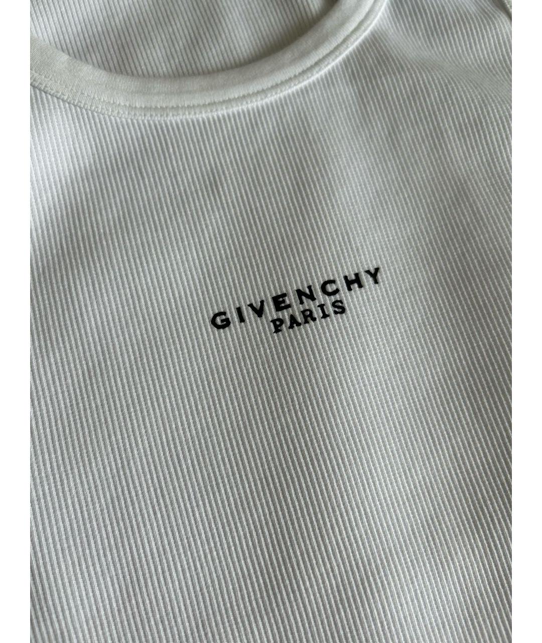 GIVENCHY Белая хлопковая майка, фото 4