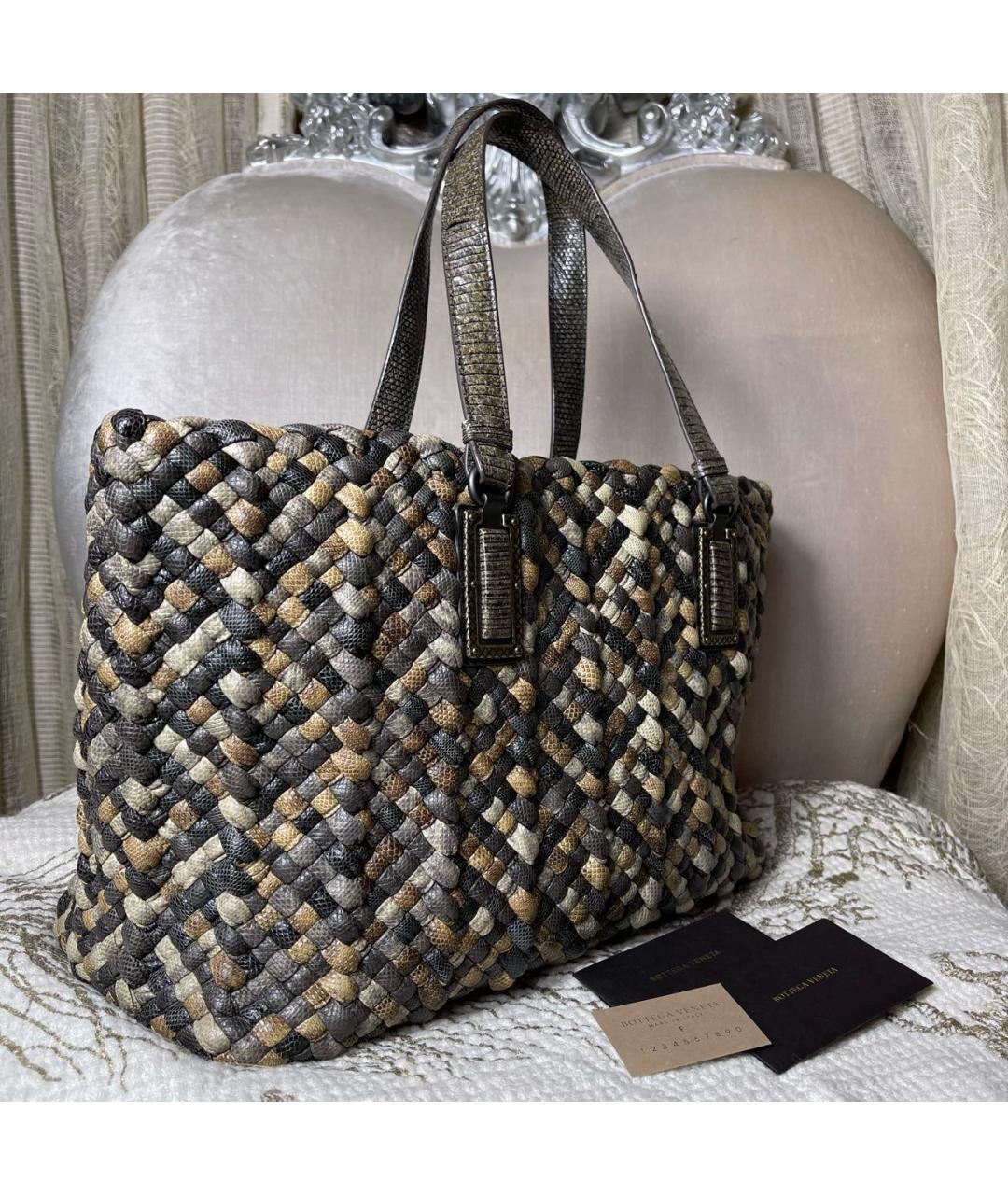 BOTTEGA VENETA Мульти сумка тоут из экзотической кожи, фото 2