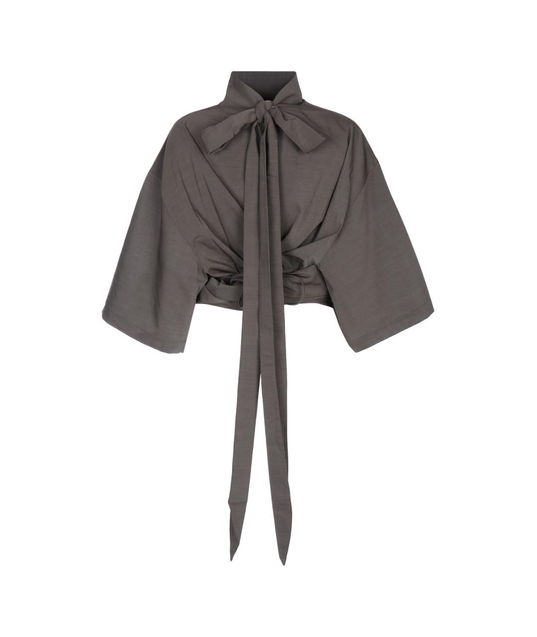 JACQUEMUS Серая блузы, фото 2