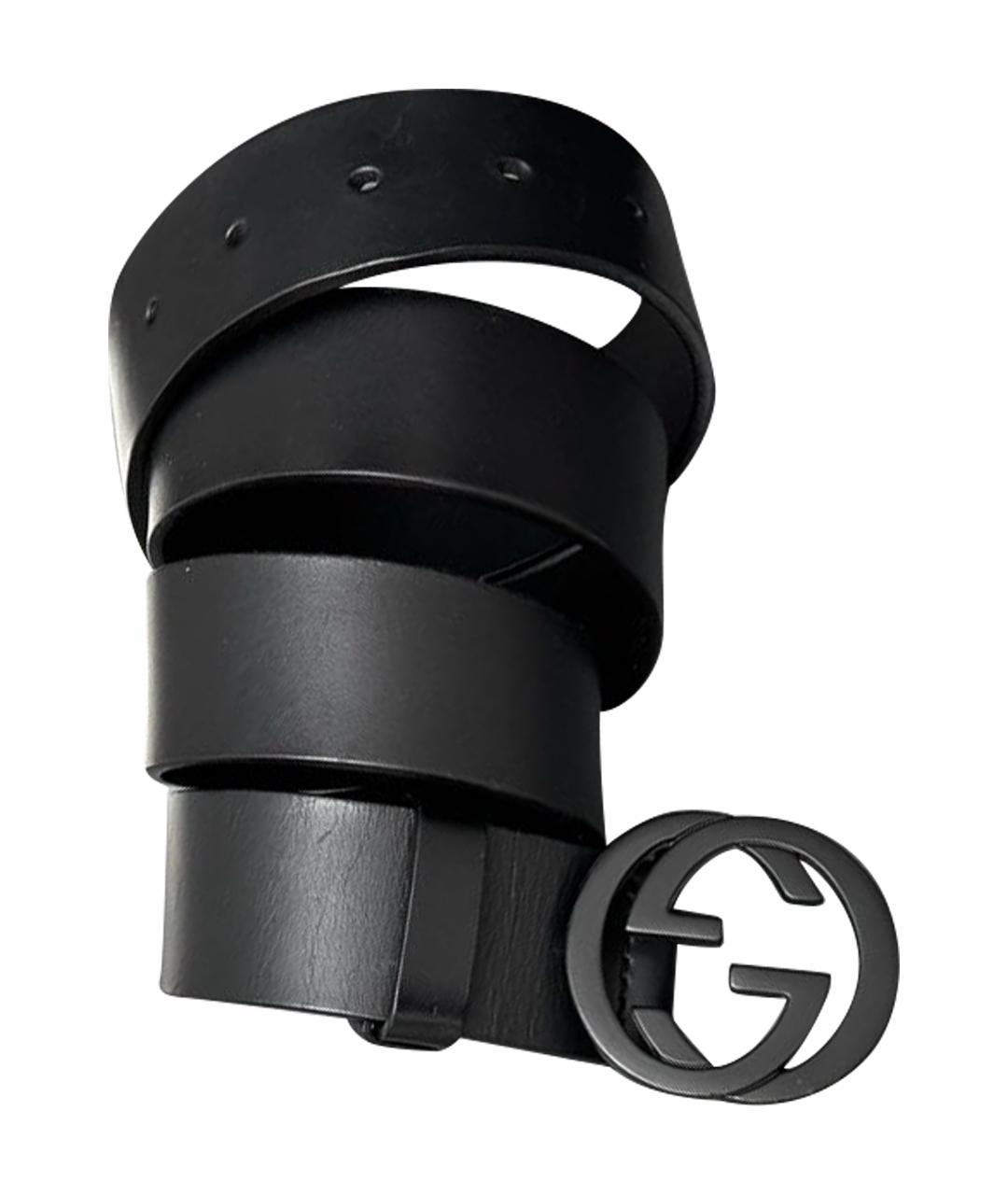 GUCCI Хаки кожаный ремень, фото 1