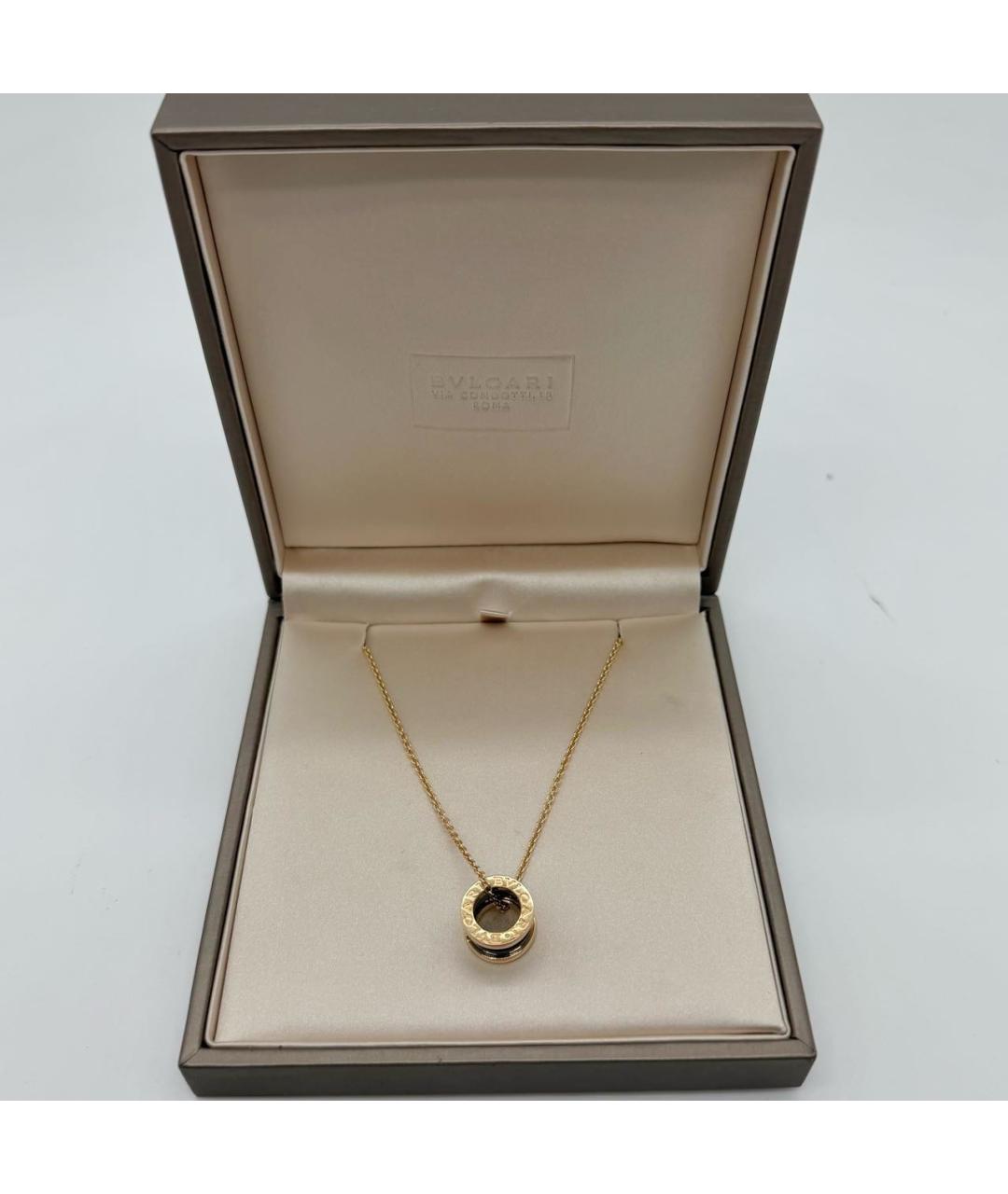 BVLGARI Золотая подвеска из розового золота, фото 2
