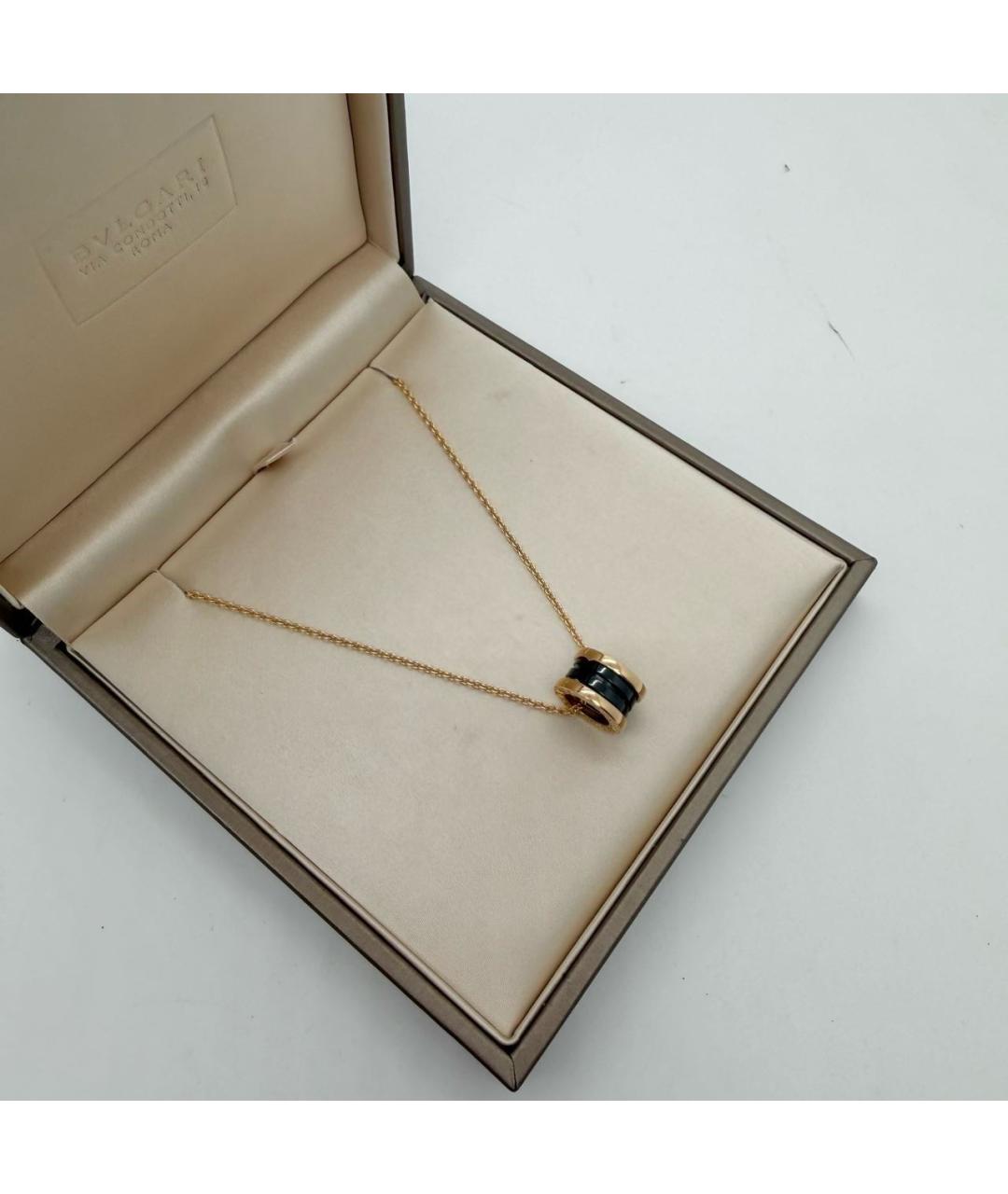 BVLGARI Золотая подвеска из розового золота, фото 5