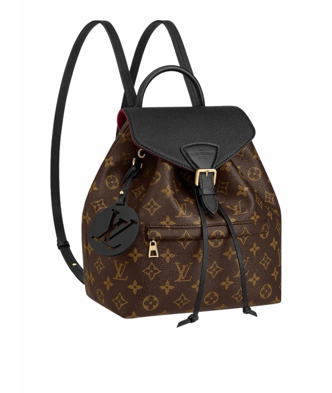 LOUIS VUITTON Коричневый рюкзак из канвы, фото 1