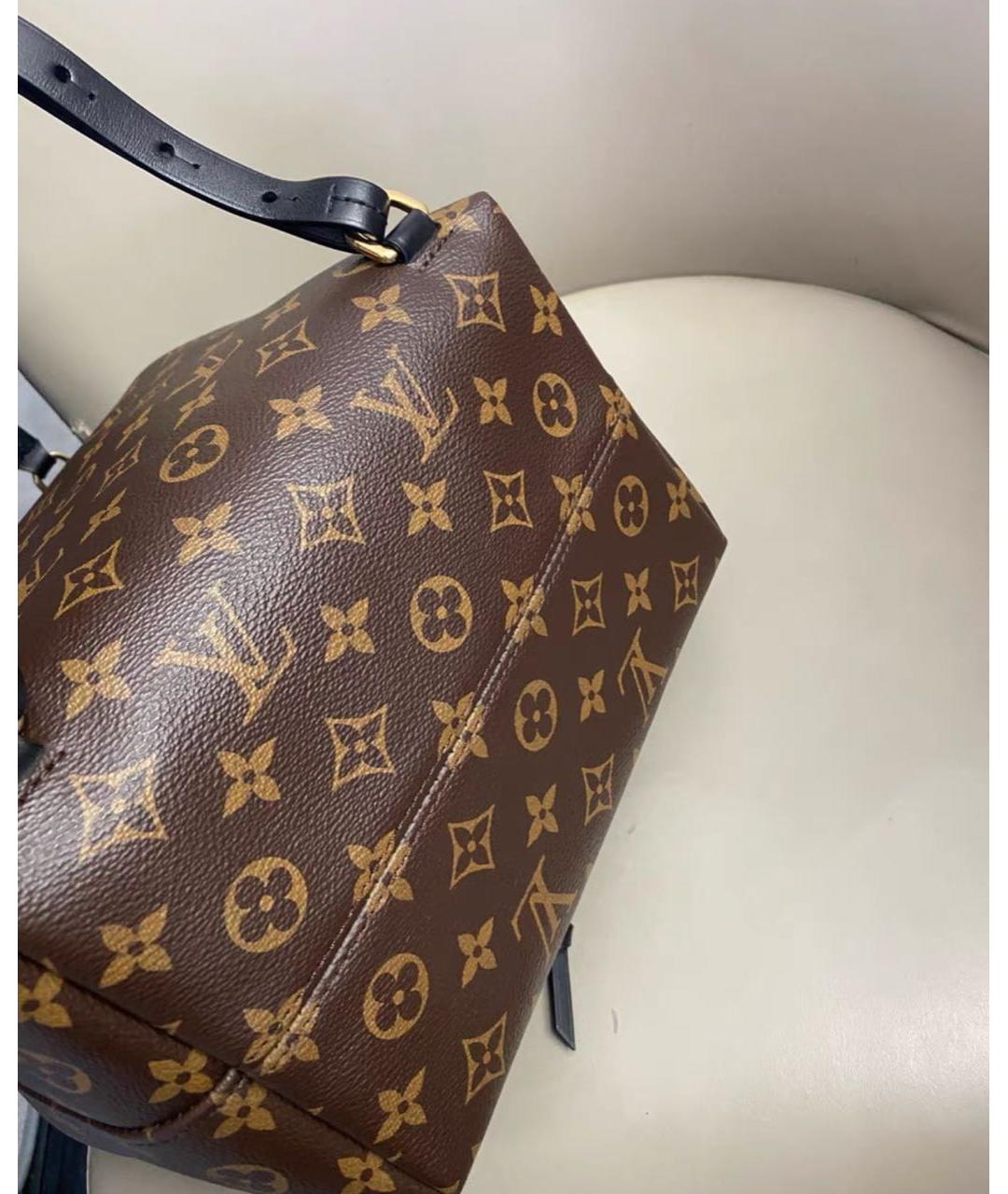 LOUIS VUITTON Коричневый рюкзак из канвы, фото 3