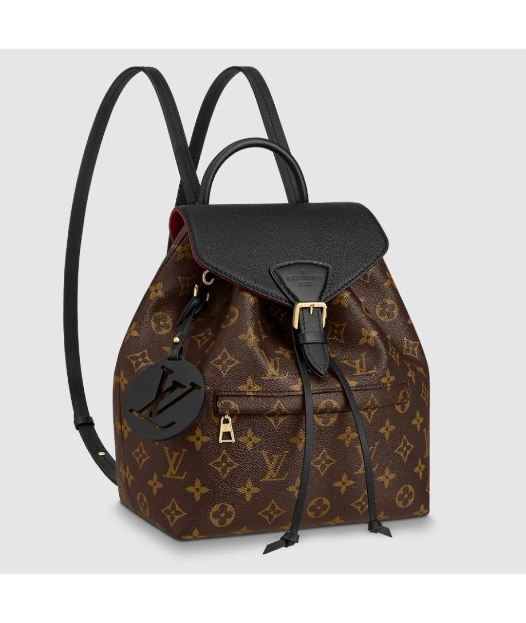 LOUIS VUITTON Коричневый рюкзак из канвы, фото 7