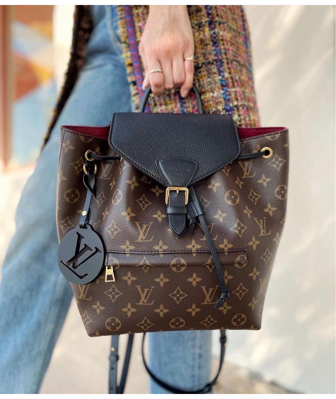 LOUIS VUITTON Коричневый рюкзак из канвы, фото 6