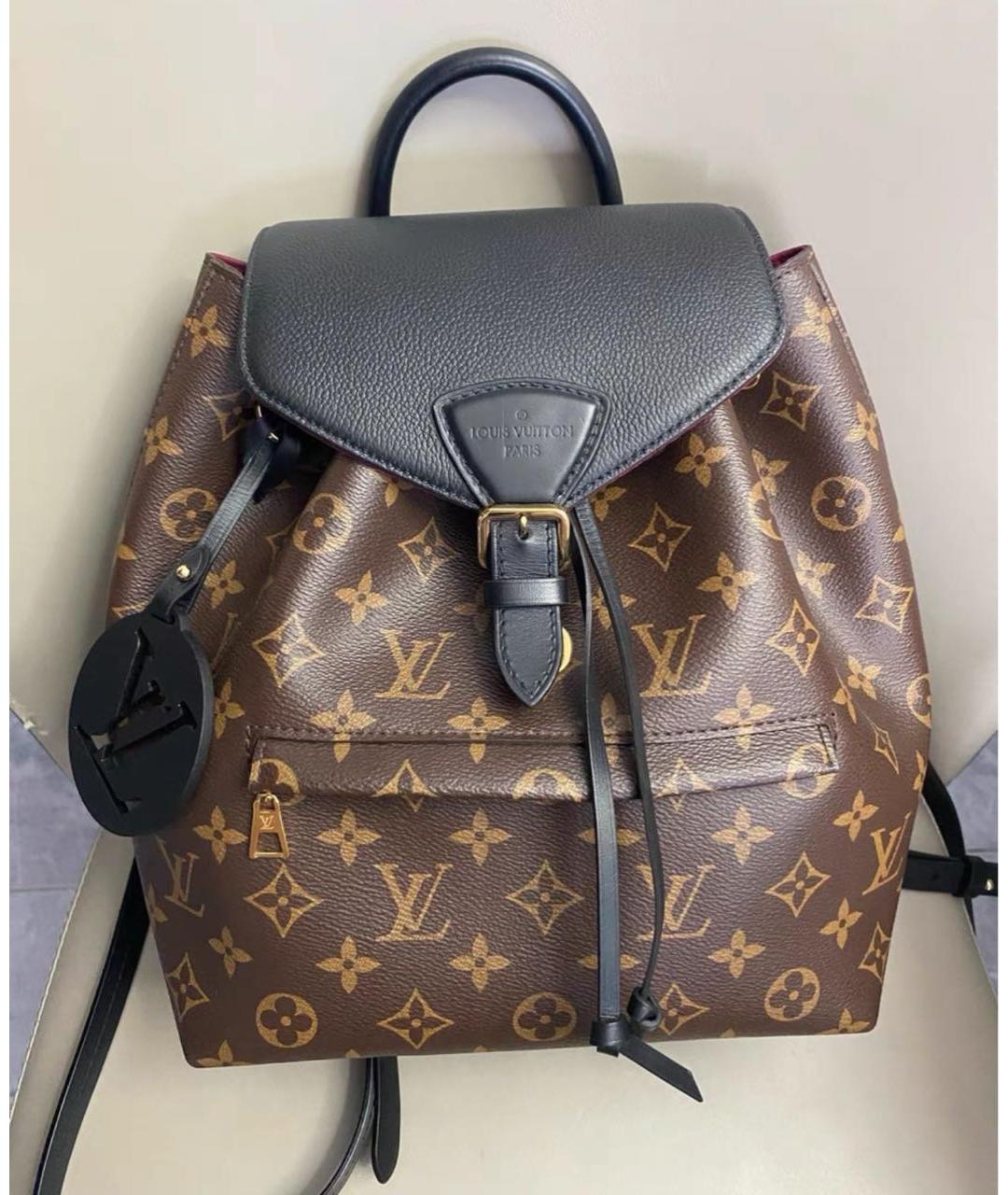 LOUIS VUITTON Коричневый рюкзак из канвы, фото 2