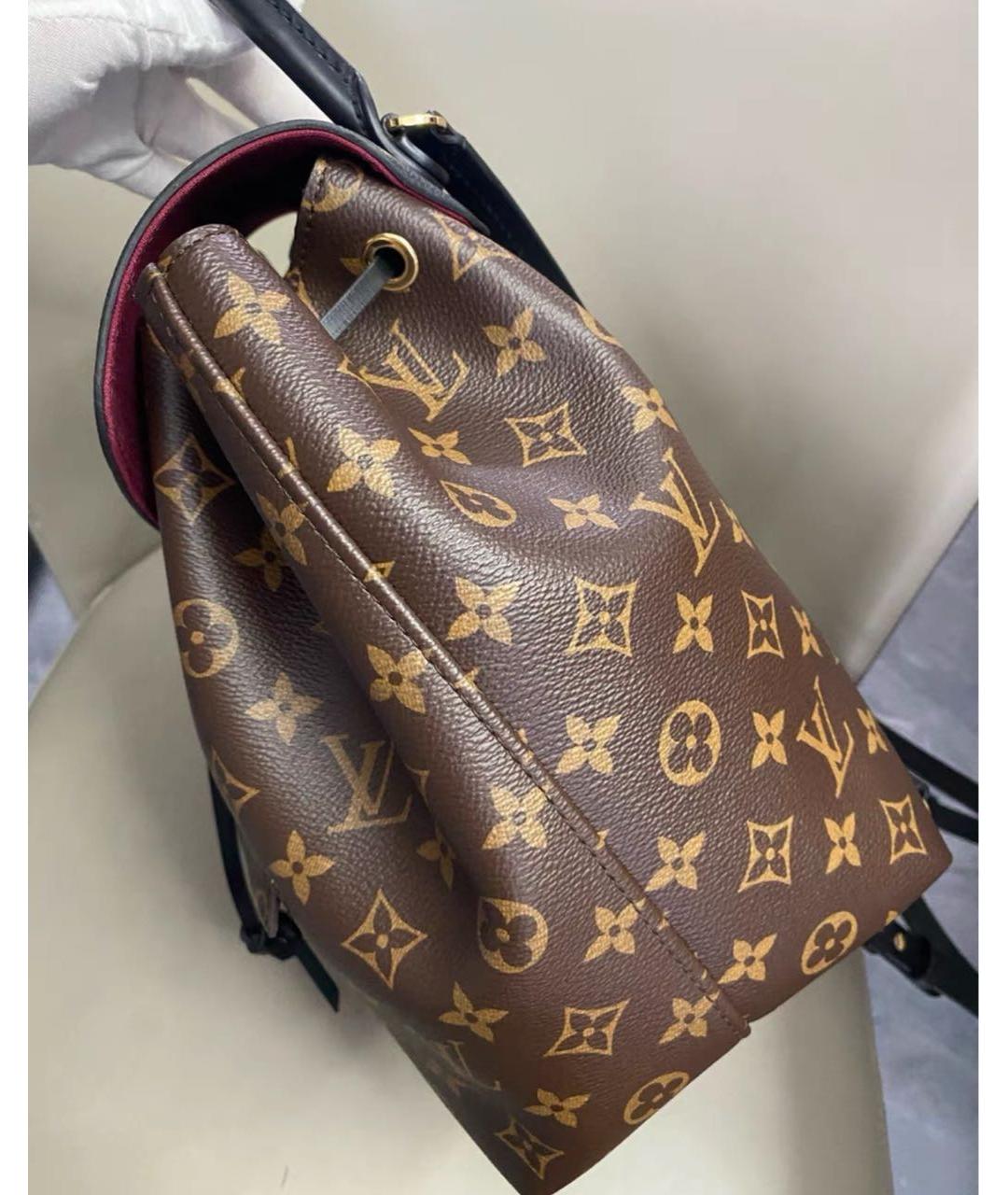 LOUIS VUITTON Коричневый рюкзак из канвы, фото 4