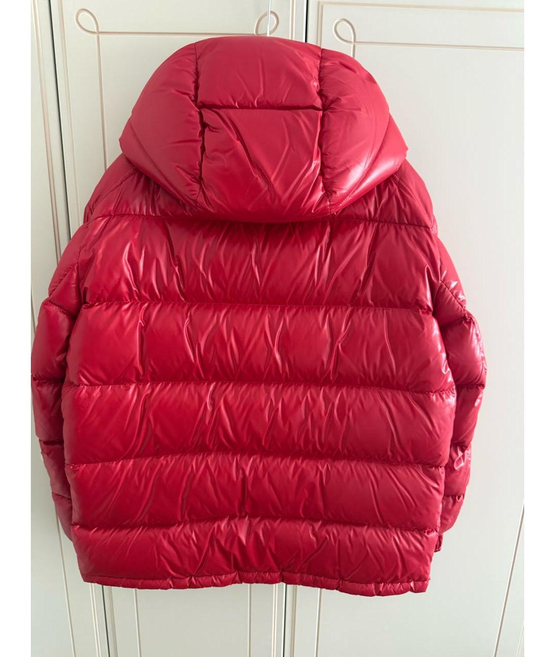 MONCLER Красный пуховик, фото 2