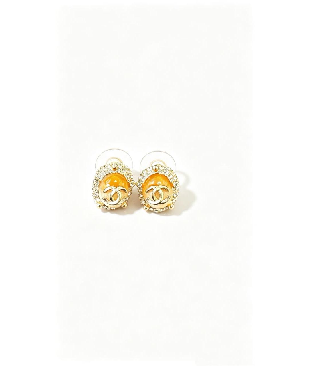 CHANEL Золотые серьги, фото 4