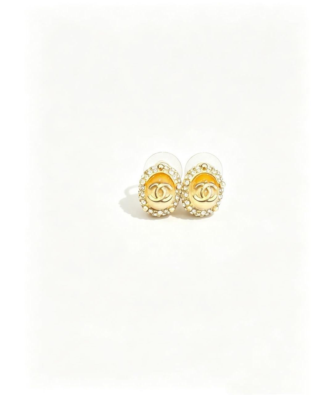 CHANEL Золотые серьги, фото 6