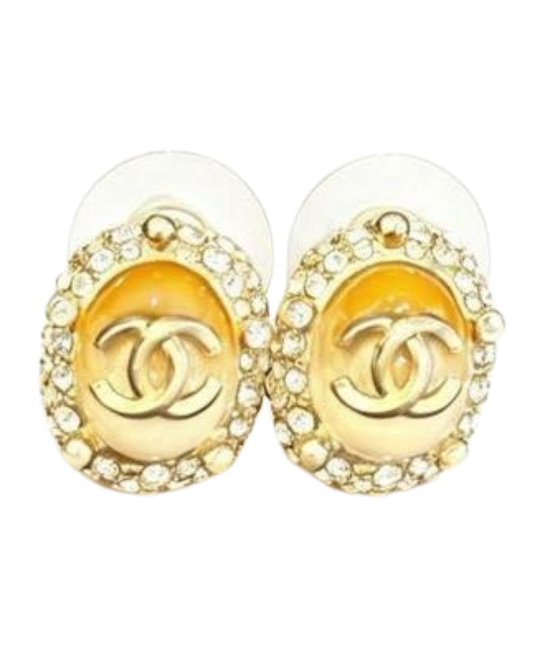 CHANEL Золотые серьги, фото 1