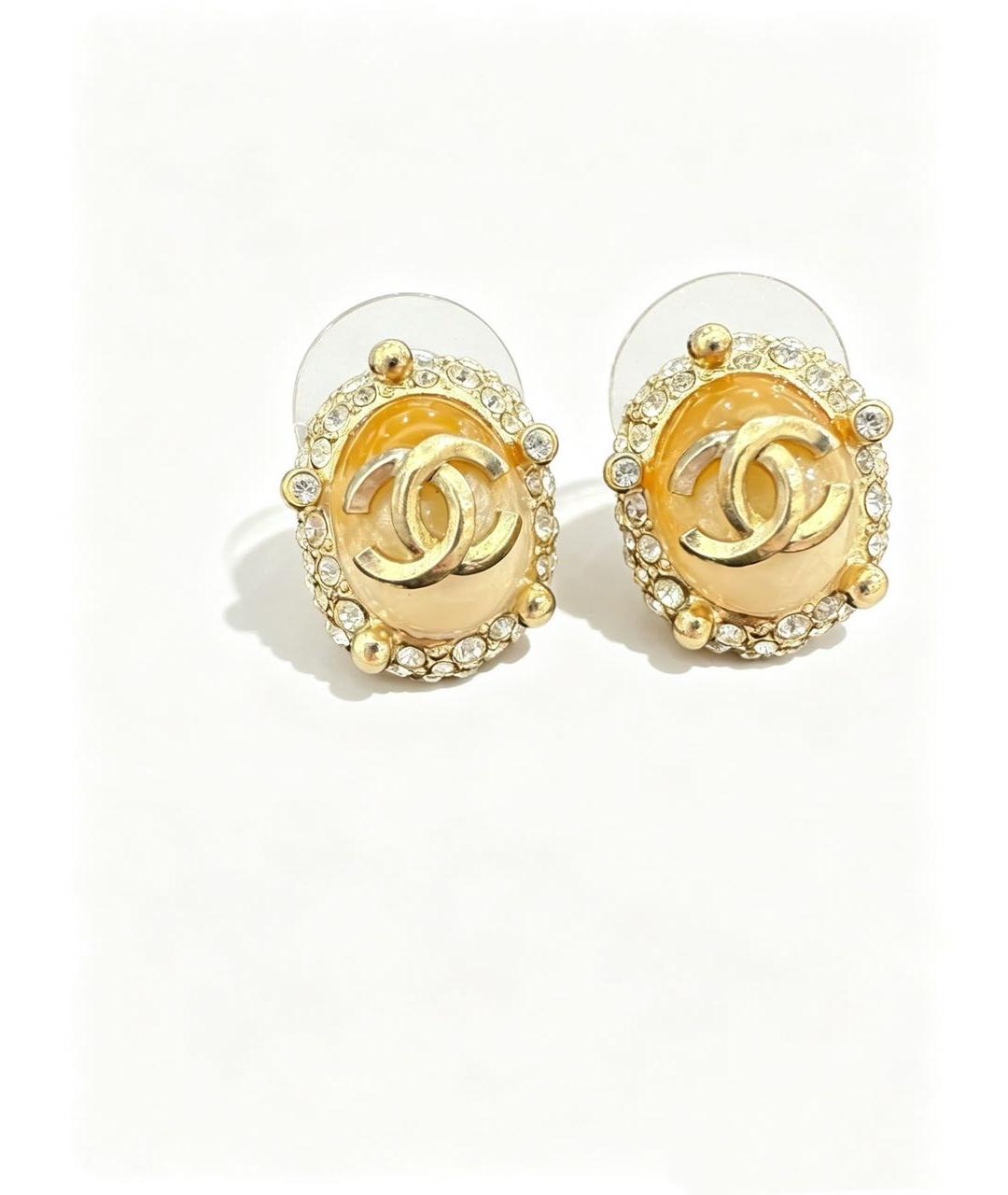 CHANEL Золотые серьги, фото 2