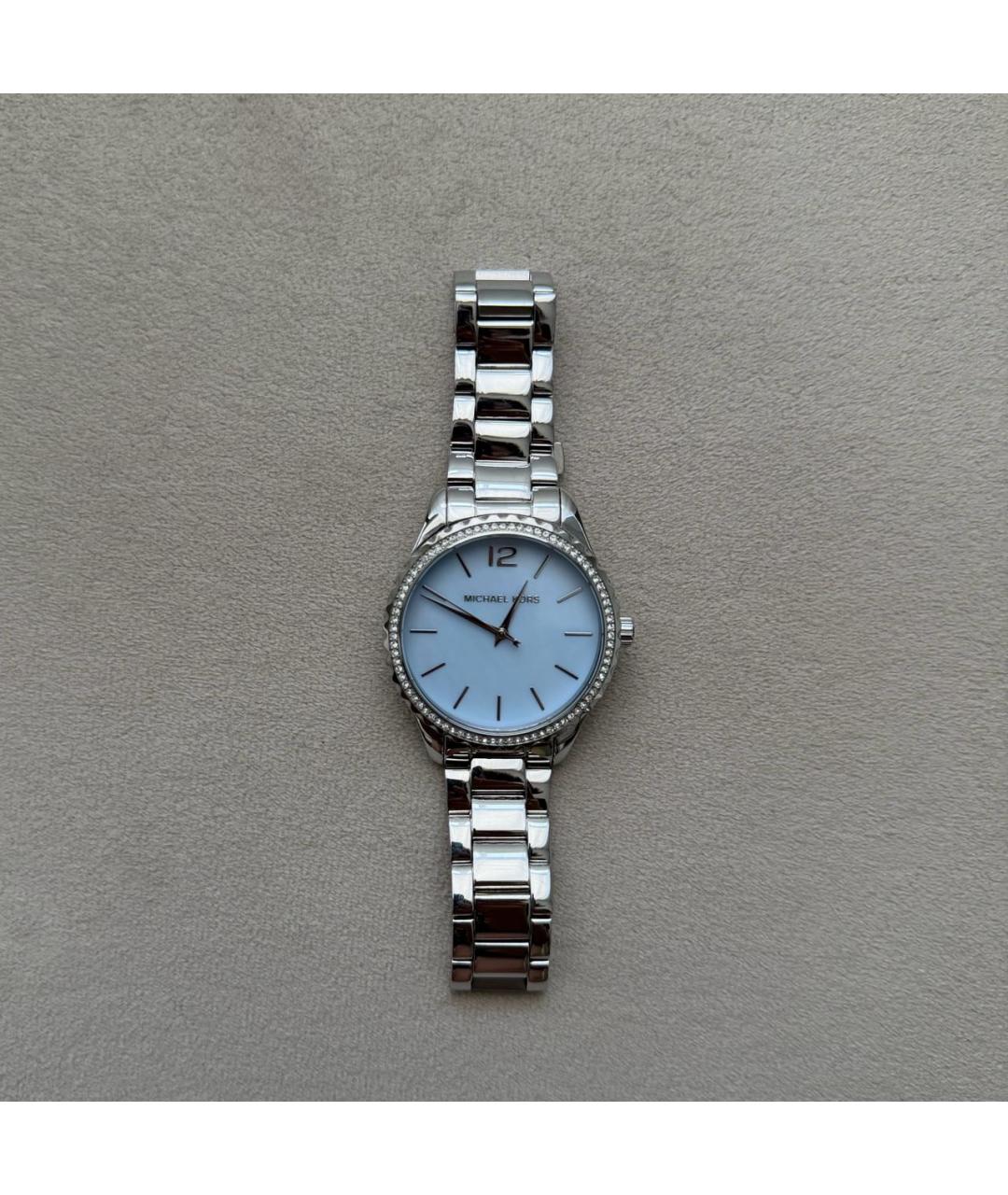 MICHAEL KORS Серебряные стеклянные часы, фото 6
