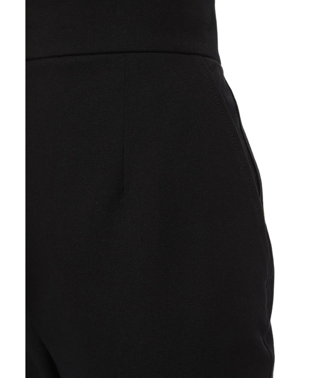 DOLCE&GABBANA Черные хлопко-эластановые брюки узкие, фото 5