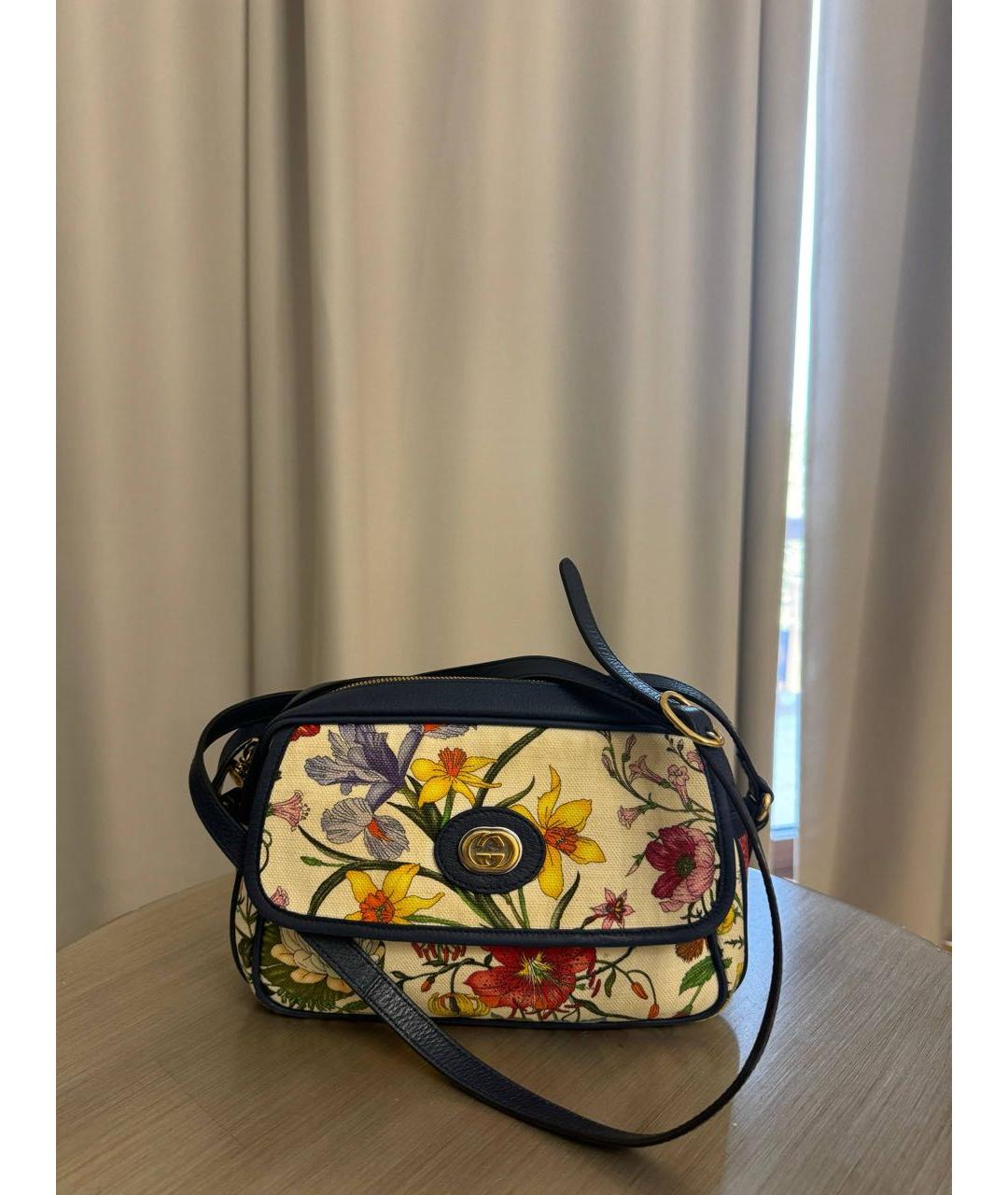 GUCCI Мульти хлопковая сумка через плечо, фото 3