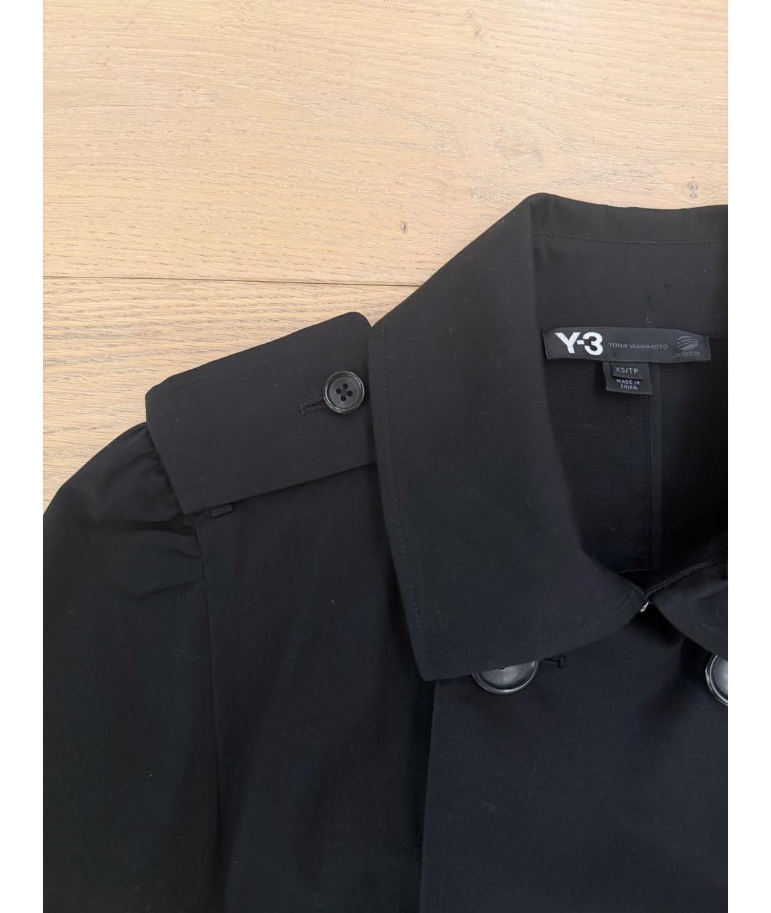 Y-3 Черное хлопковое платье, фото 5