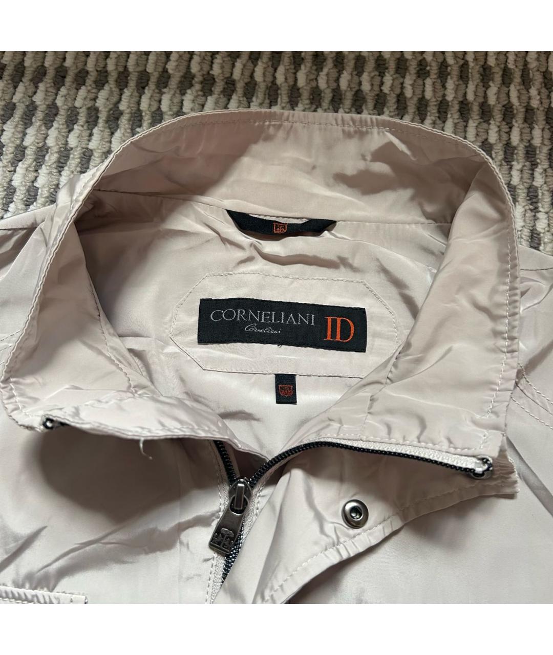CORNELIANI Бежевая полиэстеровая куртка, фото 3