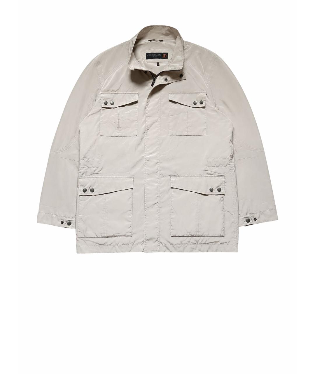 CORNELIANI Бежевая полиэстеровая куртка, фото 1