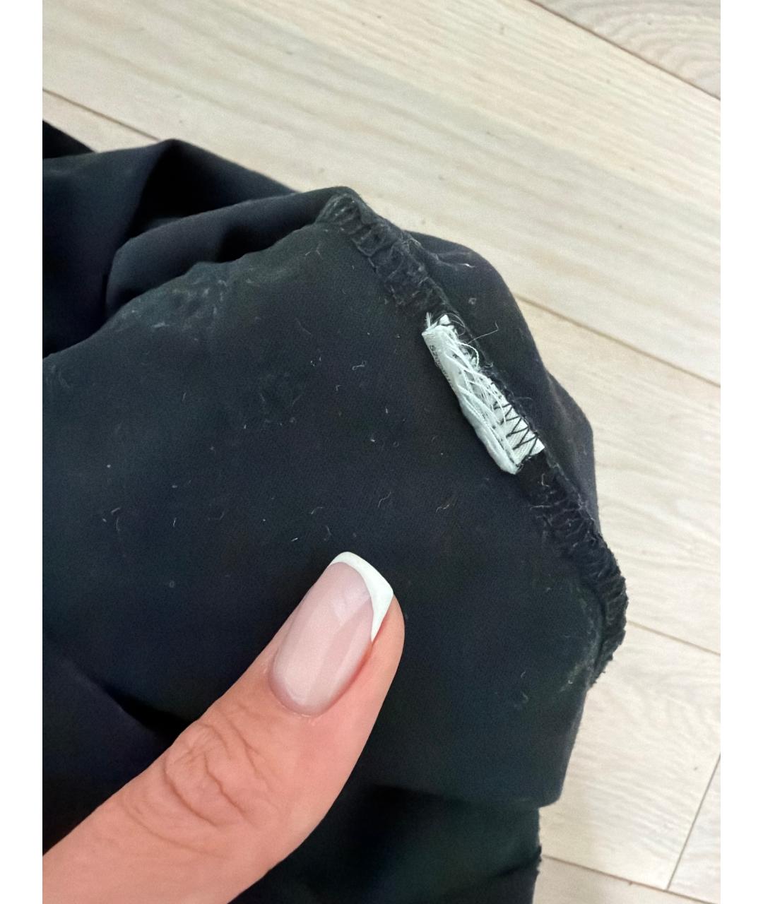 BURBERRY Черная хлопковая детская футболка, фото 6