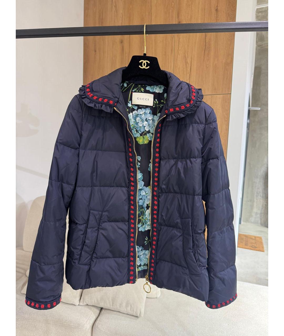GUCCI Темно-синяя куртка, фото 2