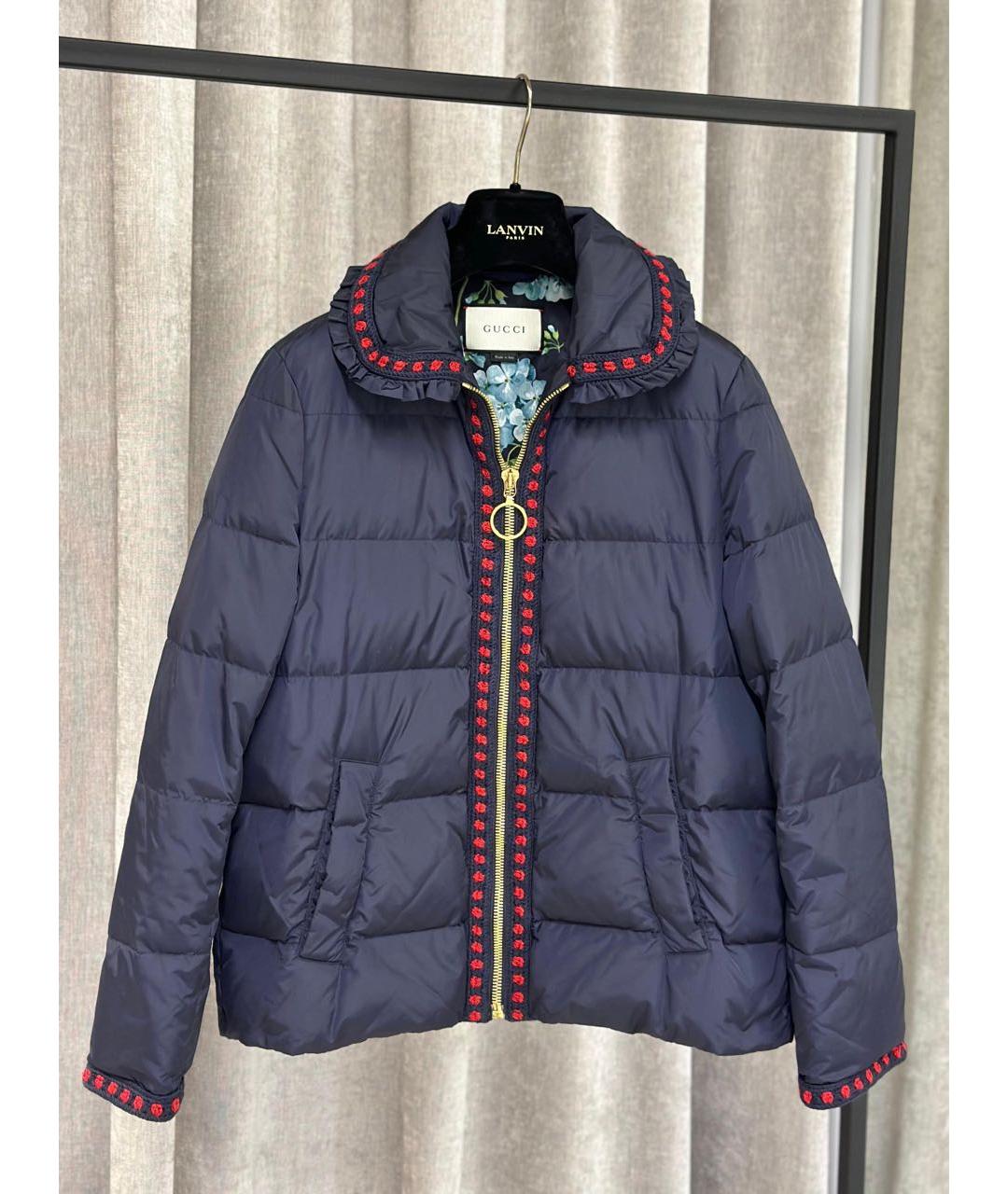 GUCCI Темно-синяя куртка, фото 3