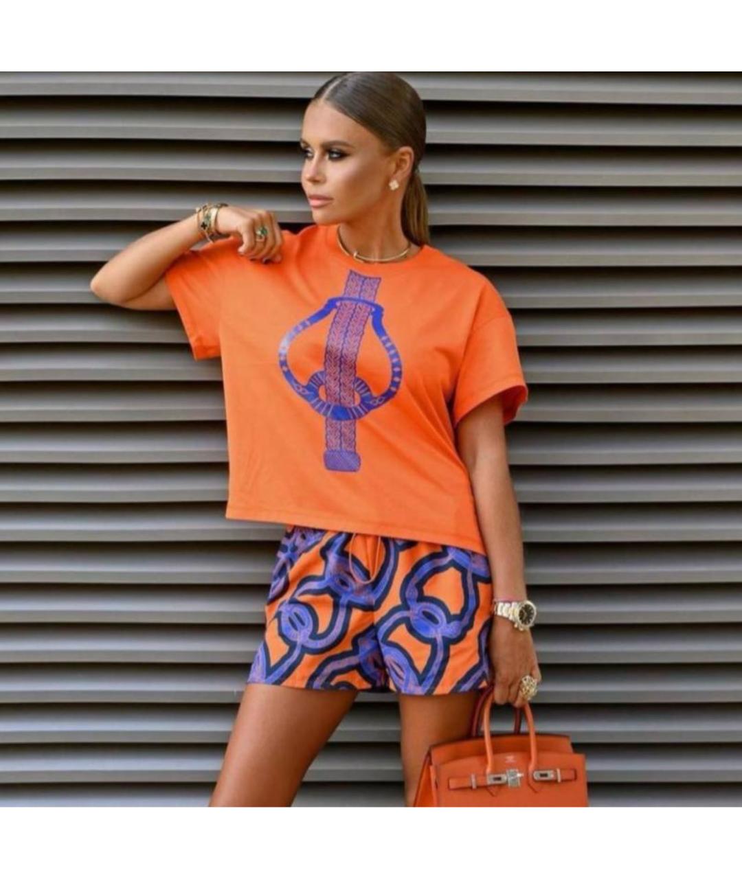 HERMES Мульти нейлоновые шорты, фото 3