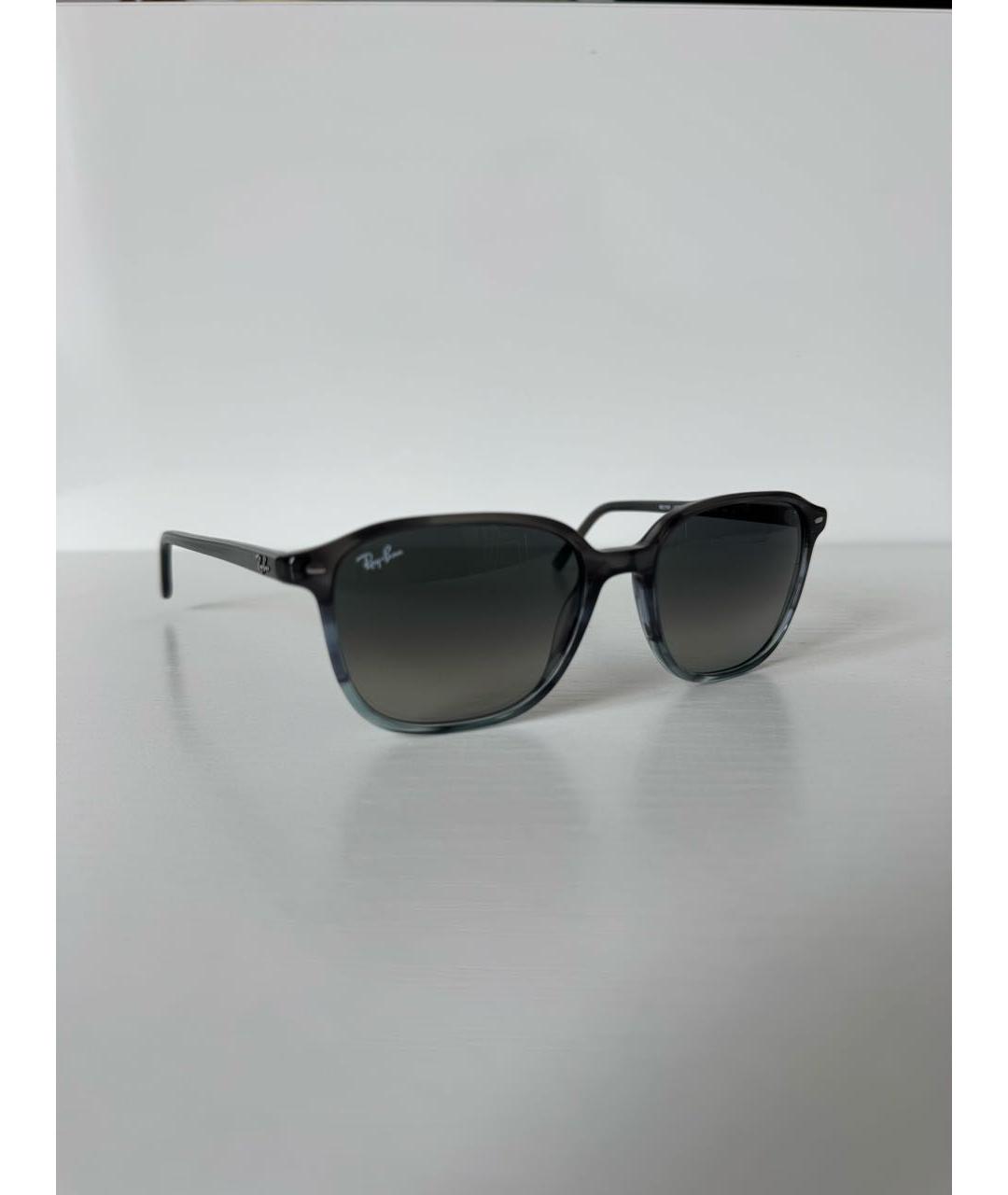 RAY BAN Голубые пластиковые солнцезащитные очки, фото 5
