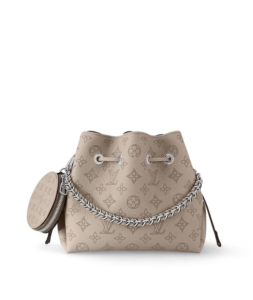 LOUIS VUITTON Бежевая кожаная сумка через плечо, фото 1