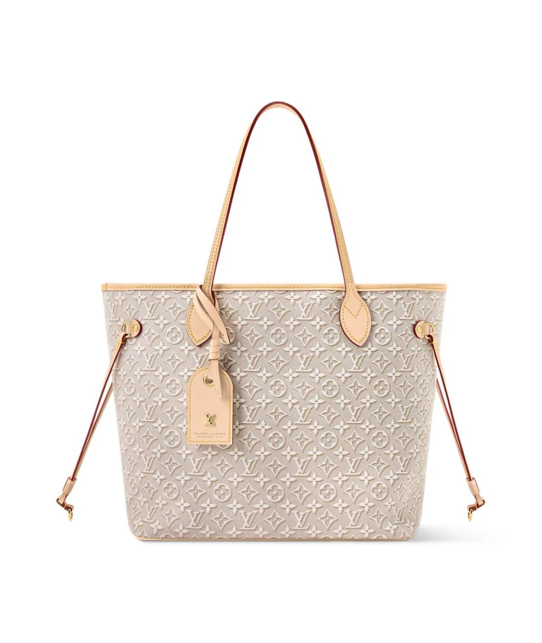 LOUIS VUITTON Бежевая сумка тоут из канвы, фото 1