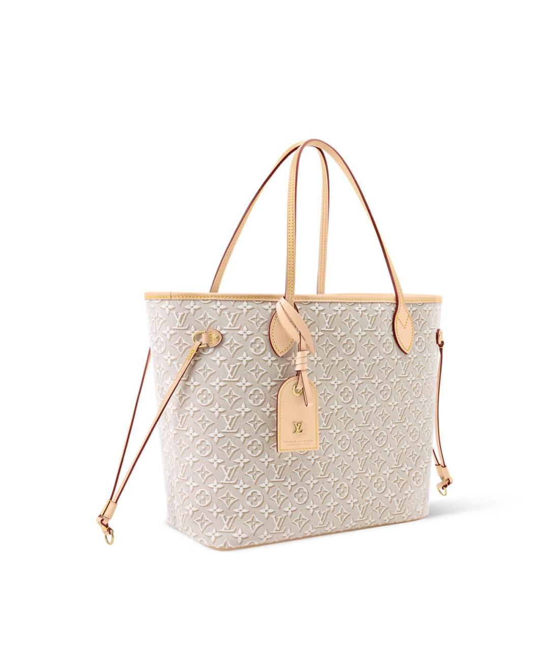LOUIS VUITTON Бежевая сумка тоут из канвы, фото 2