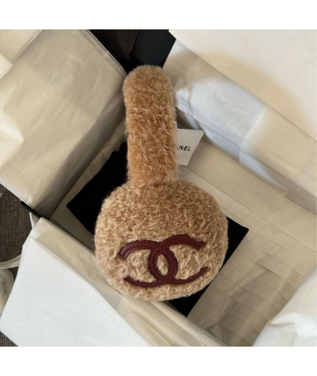 CHANEL Коричневые наушники, фото 2