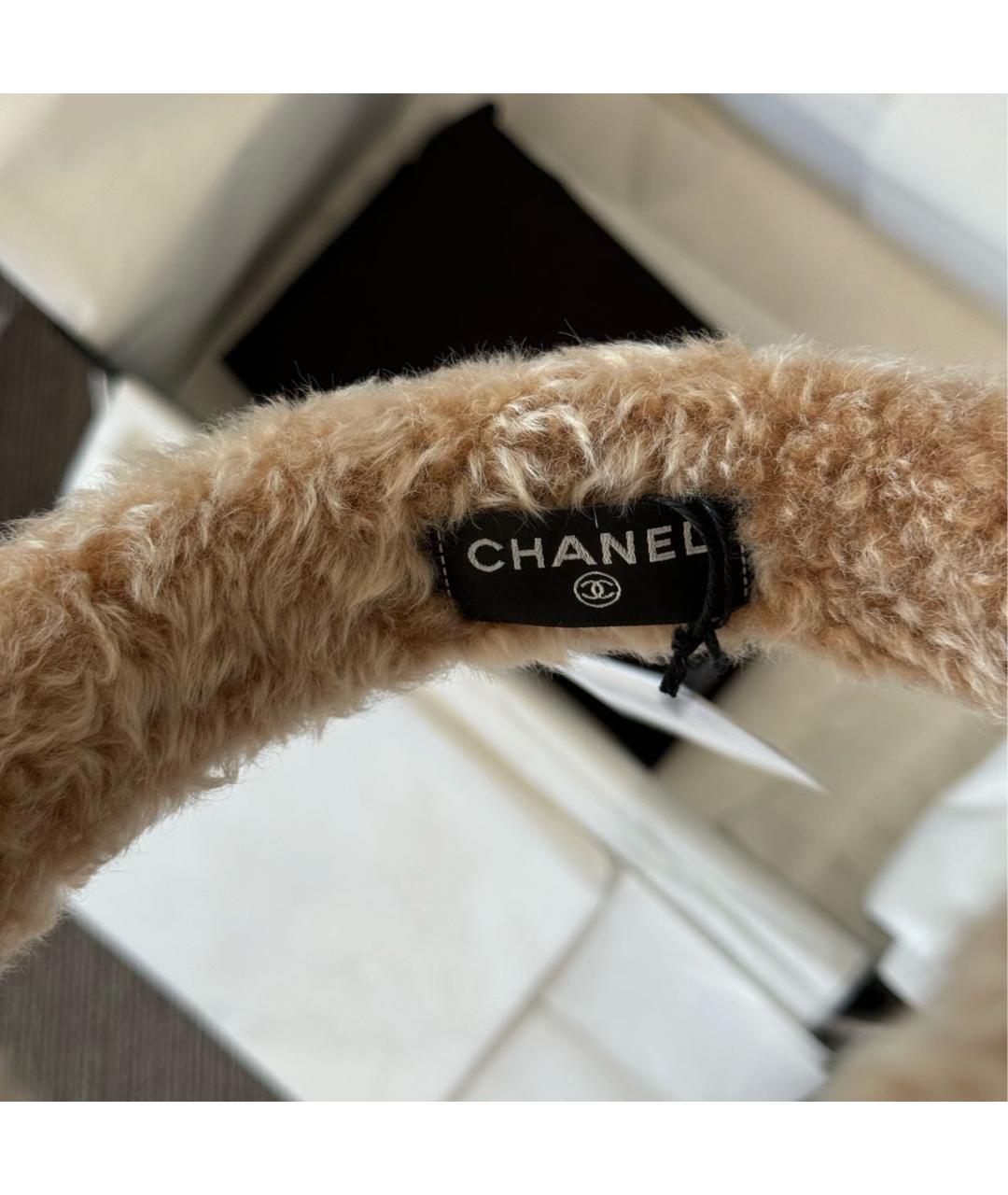 CHANEL Коричневые наушники, фото 4