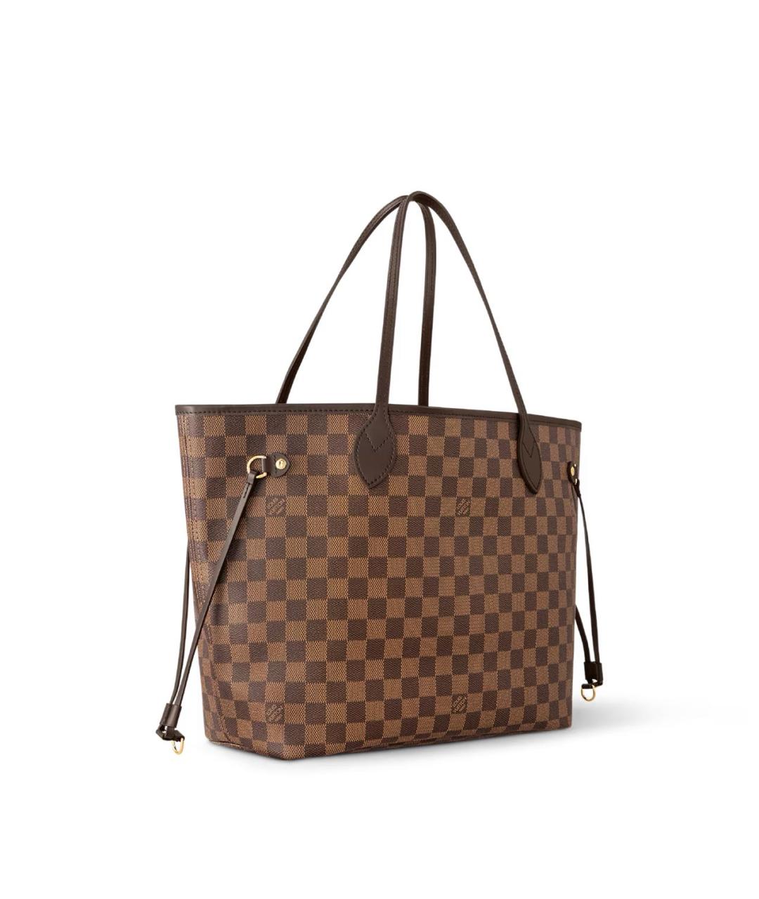 LOUIS VUITTON Коричневая сумка тоут из канвы, фото 2