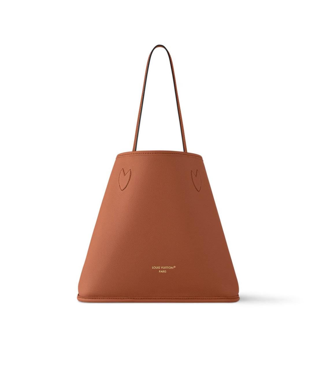 LOUIS VUITTON Коричневая сумка тоут из канвы, фото 4