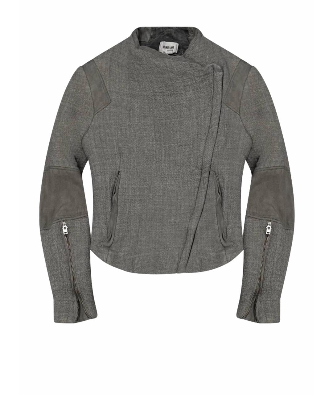 HELMUT LANG Серая шерстяная куртка, фото 1
