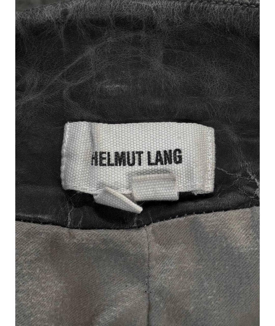 HELMUT LANG Серая шерстяная куртка, фото 6