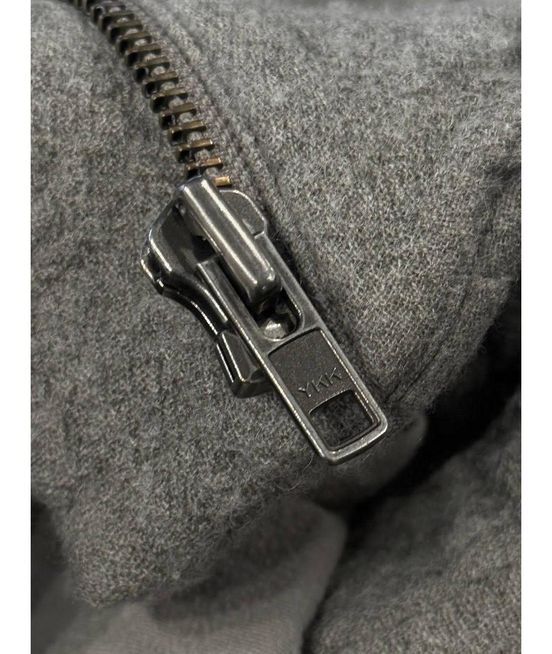 HELMUT LANG Серая шерстяная куртка, фото 4