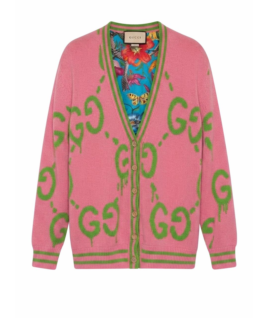 GUCCI Розовый кардиган, фото 1