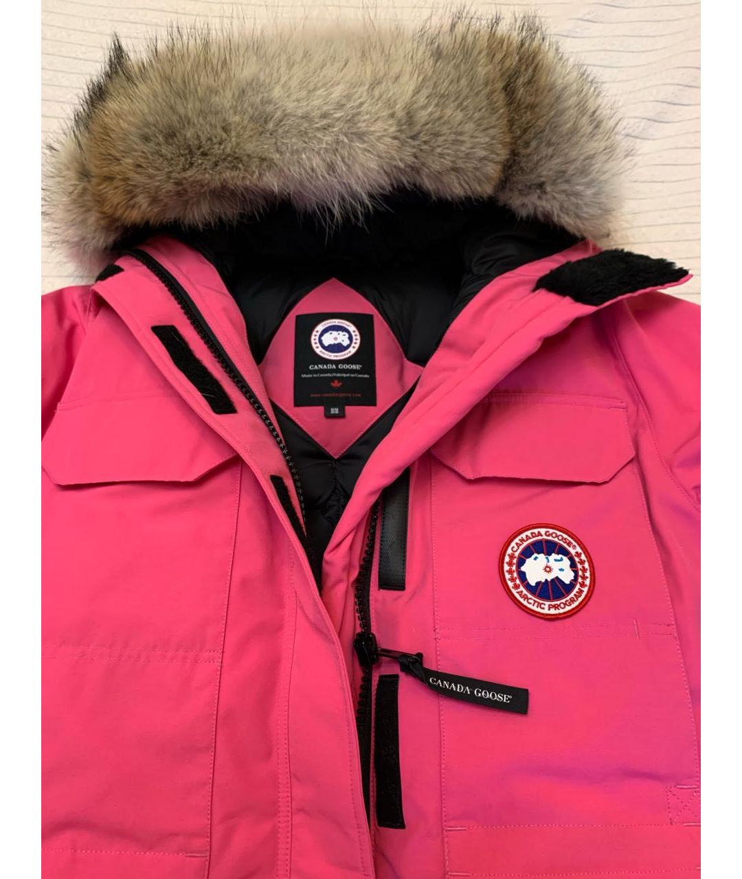 CANADA GOOSE Розовая полиэстеровая парка, фото 3