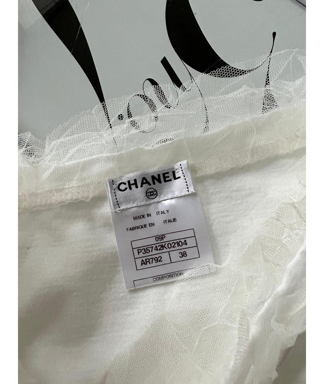 CHANEL Белая футболка, фото 5