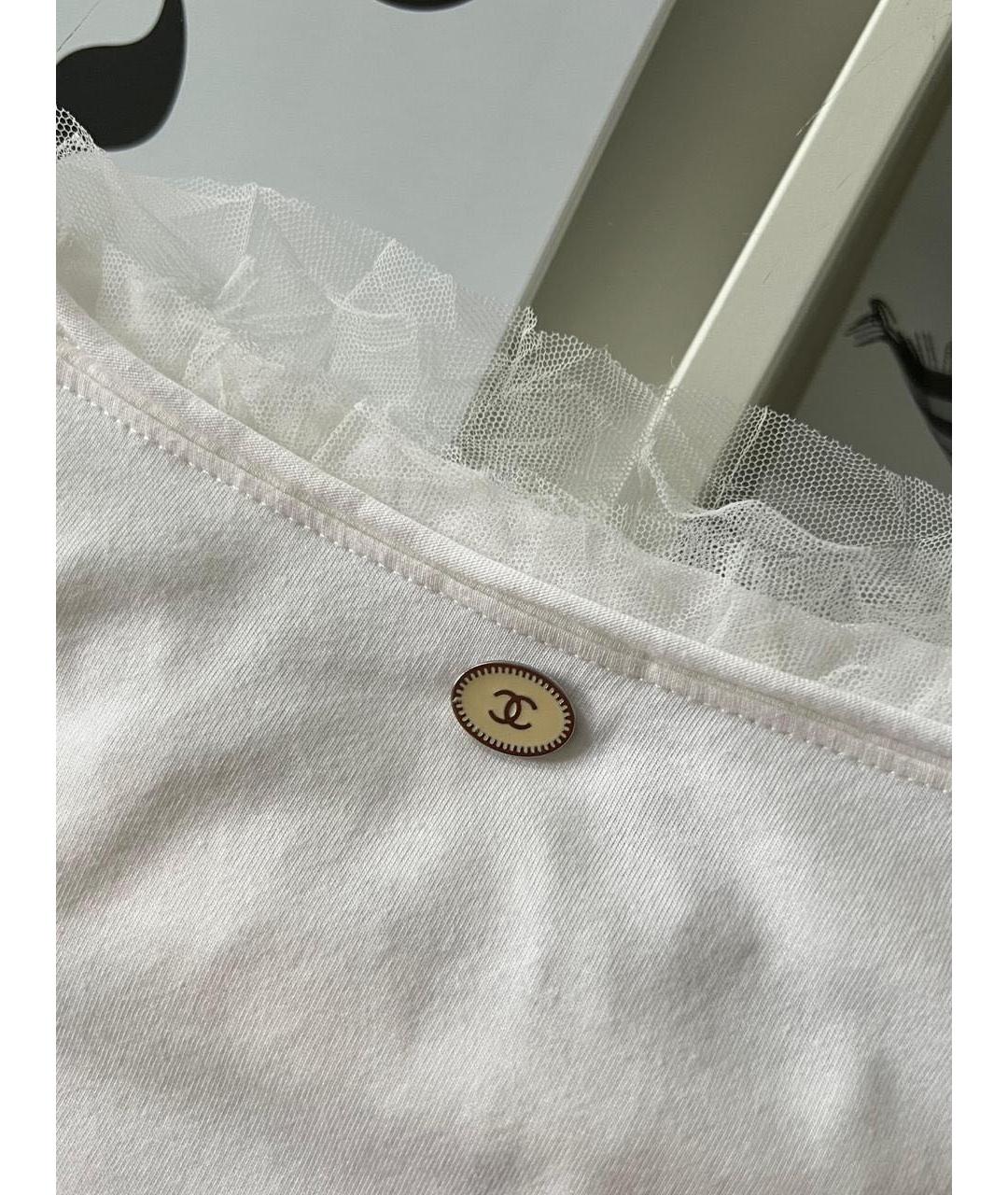 CHANEL Белая футболка, фото 8