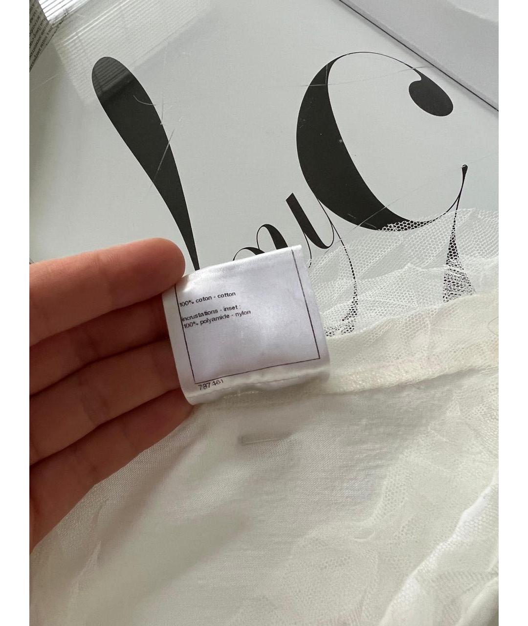 CHANEL Белая футболка, фото 6