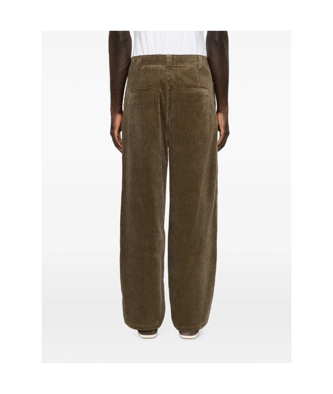 A.P.C. Коричневые хлопковые повседневные брюки, фото 5