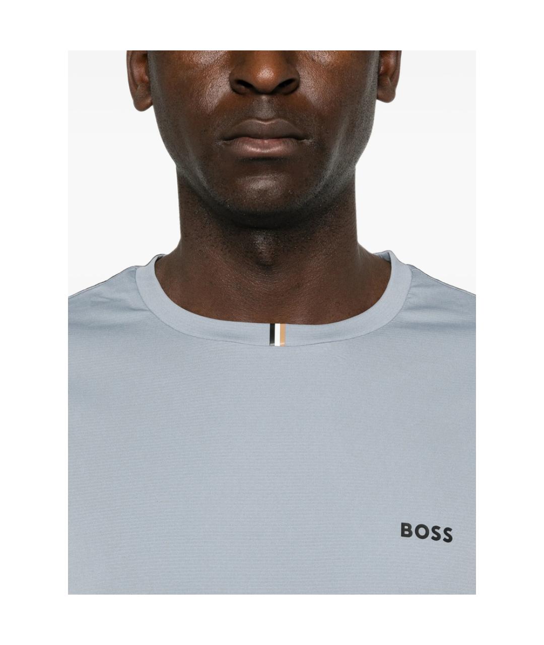 HUGO BOSS Серая футболка, фото 5