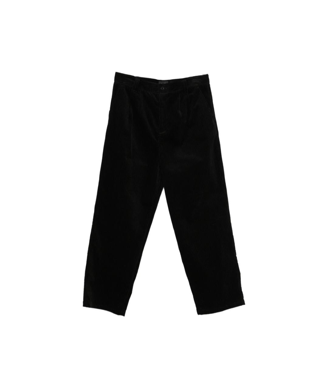 A.P.C. Черные хлопковые повседневные брюки, фото 1