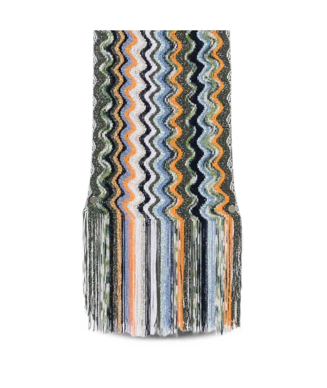 MISSONI Зеленый шерстяной шарф, фото 2