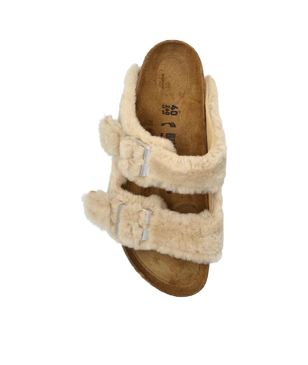 BIRKENSTOCK Бежевые сандалии, фото 4
